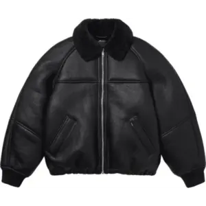 Supreme Bomber Leather Jacket